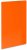 Teczka kartonowa z gumką lakierowana Barbara, A4, 3mm, pomarańczowy