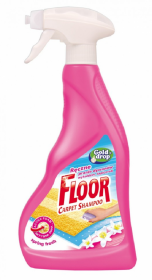 Płyn do czyszczenia dywanów Floor Spring Fresh Gold Drop, z rozpylaczem, kwiatowy, 500ml