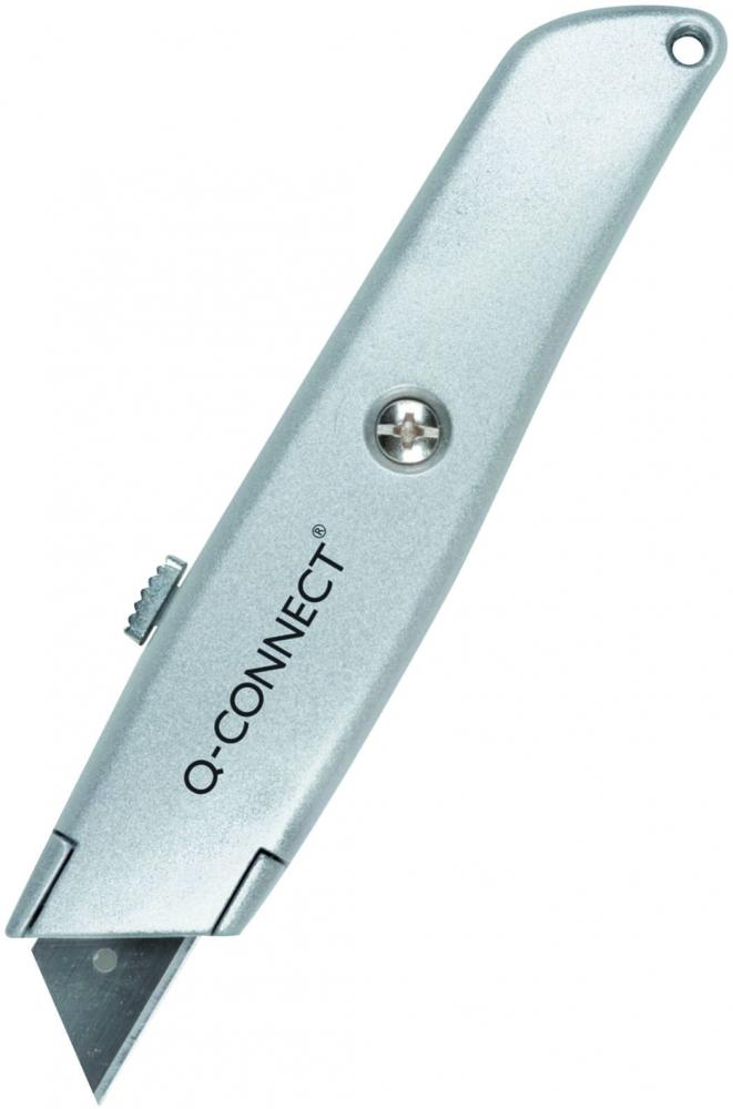 Nóż do kartonu Q-Connect metalowy