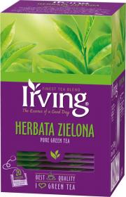 Herbata zielona w kopertach Irving, 20 sztuk x 1.3g
