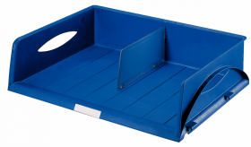 Półka na dokumenty Leitz Jumbo, A3, otwarta po dłuższym boku, plastikowa, niebieski
