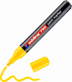 Marker olejowy edding, 790, okrągła, 2-3mm, żółty