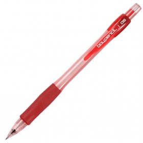 Ołówek automatyczny Rystor Boy-Pencil, 0.5mm, z gumką, czerwony