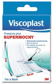 Plaster opatrunkowy do cięcia Viscoplast Prestovis Plus, 6cmx1m