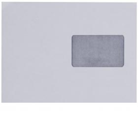 Koperta standardowa Rayan, C5, z paskiem HK, okno prawe, 50 sztuk, biały