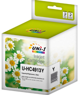 Tusz UNi-1 U-HC4913Y (HP 82, C4913A), 72ml, yellow (żółty)