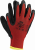 Rękawice powlekane Reis Rtela, rozmiar 8, czerwono-czarny