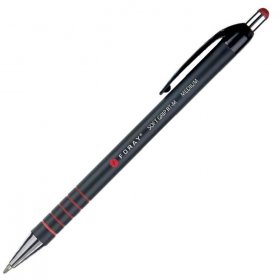 Długopis automatyczny Foray, Soft Grip, RT-M, Medium, 1mm, czerwony