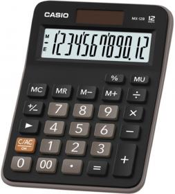 Kalkulator biurowy Casio MX-12 B, 12 cyfr, czarny