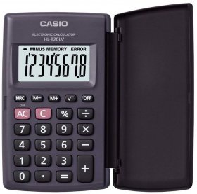 Kalkulator kieszonkowy Casio HL-820LV-S BK, 8 cyfr, czarny