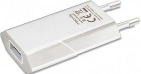 Ładowarka sieciowa Techly USB, 5W, 1A, biały