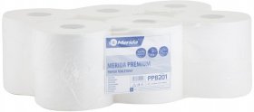 Papier toaletowy Merida Premium, 3-warstwowy, 10cmx120m, 12 rolek, biały