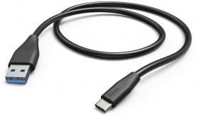 Kabel ładujący Hama Typ C - USB 3.1, 1.5m, czarny