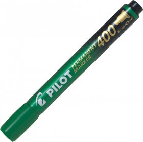 Marker permanentny Pilot, SCA 400, ścięta, 4.5mm, zielony
