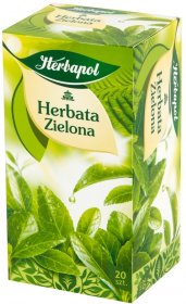 Herbata zielona w torebkach Herbapol, 20 sztuk x 2g