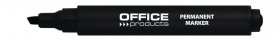 Marker permanentny Office Products, ścięta, 5mm, czarny