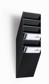 Pojemnik na dokumenty Durable Flexiboxx, 6 półek, A4, poziomy, czarny