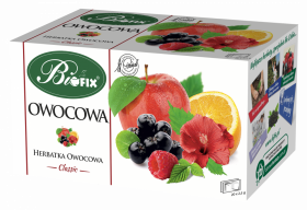 Herbata owocowa w torebkach BiFix Classic, owocowa, 20 sztuk x 2.5g