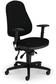 Krzesło obrotowe Nowy Styl Offix Ibra YB009, z mechanizmem, czarny