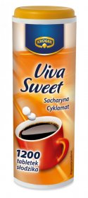 Słodzik Krüger Viva Sweet z sacharyną + cyklamat, 1200 tabletek