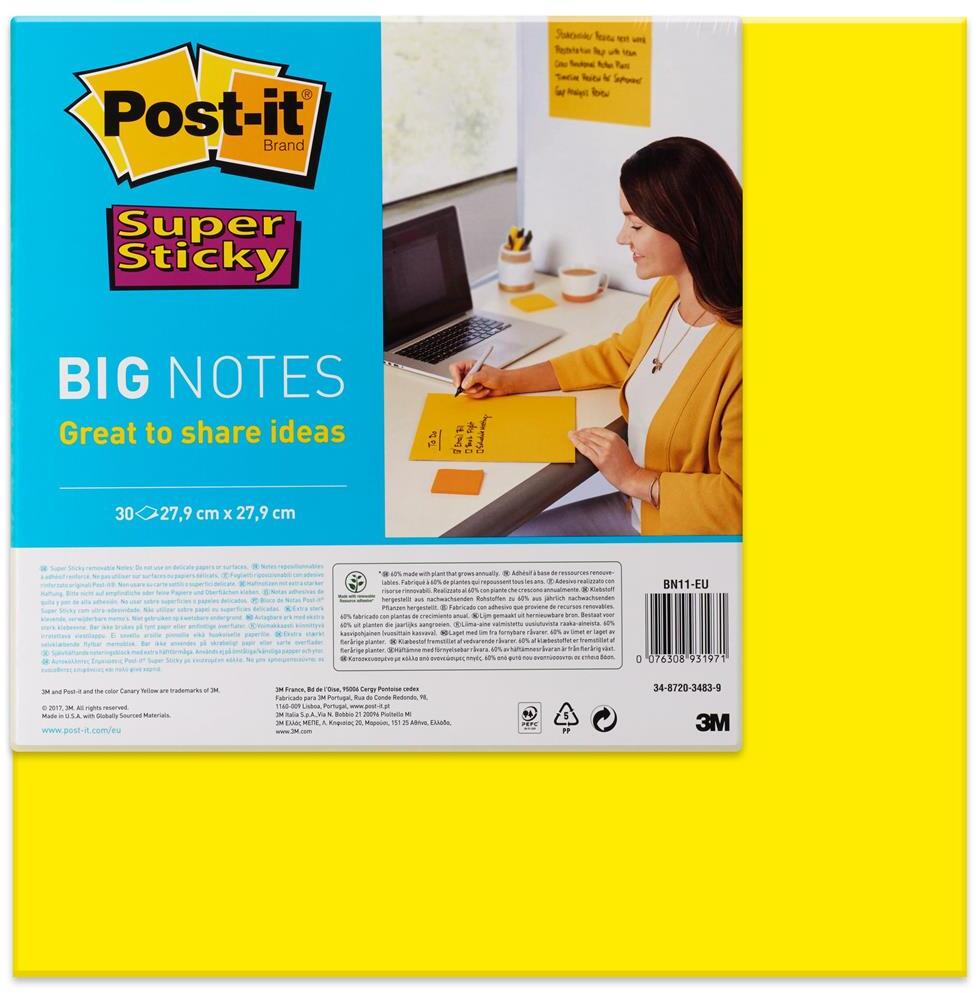 Karteczki samoprzylepne Post-it Super Sticky Big Notes