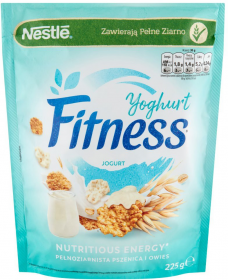 Płatki Nestle Corn Flakes Fitness, z jogurtem, 225g