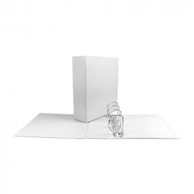 Segregator prezentacyjny Biurfol, A4, szerokość grzbietu 85mm, biały