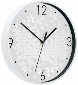 Zegar ścienny Leitz Wow, 29cm, biały