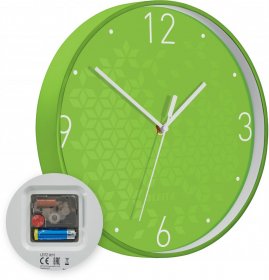 Zegar ścienny Leitz Wow, 29cm, zielony