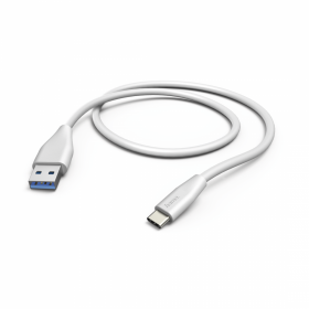 Kabel ładujący Hama Typ C - USB 3.1, 1.5m, biały