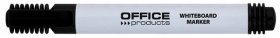 Marker suchościeralny Office Products, okrągła, 1-3mm, czarny