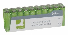 Baterie alkaliczne Q-connect, AA, LR06, 1.5V, 20 sztuk