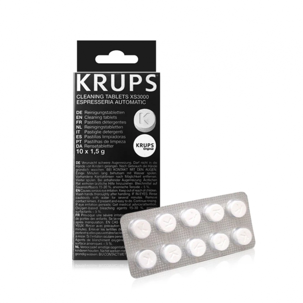 KRUPS XS3000 10 Tabletki Czyszczące Do Ekspresu
