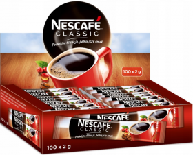 Kawa rozpuszczalna w saszetkach Nescafé Classic, 100 sztuk x 2g