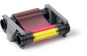 Kaseta z taśmą barwiącą do drukarki do kart plastikowych Duracard Colour, wielokolorowy