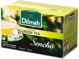 Herbata zielona w kopertach Dilmah Green Tea Sencha, 20 sztuk x 1.5g