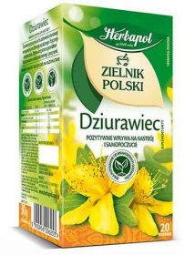 Herbata ziołowa w torebkach Herbapol Zielnik Polski, dziurawiec, 20 sztuk x 1.5g