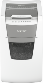 Niszczarka automatyczna Leitz IQ AutoFeed 150, mikrościnek 2x15mm, 150 kartek, P-5 DIN, biały