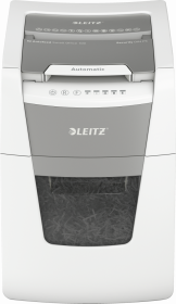 Niszczarka automatyczna Leitz IQ AutoFeed 100, mikrościnek 2x15mm, P-5 DIN, 100 kartek, biały