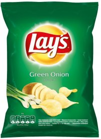 Chipsy Lay's, zielona cebulka, 40 g