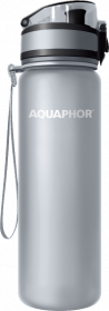 Butelka filtrująca Aquaphor City, 0.5l, szary