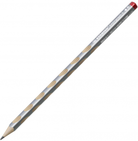Ołówek Stabilo EASYgraph S Metallic, HB, cienki, dla praworęcznych, srebrny