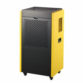 Osuszacz powietrza kondensacyjny Warmtec OP-90, budowlany, czarno-żółty