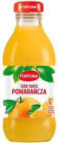 Sok pomarańczowy Fortuna, butelka szklana, 0.3l