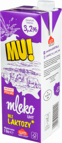 Mleko UHT Wart-Milk MU!, bez laktozy, 3.2%, 1l