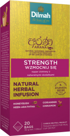 Herbata funkcjonalna w torebkach Dilmah Arana Strenght / Wzmocnij się, 20 sztuk x 1.5g