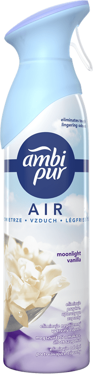 Ambi Pur Freshelle, Moonlight Vanilla, odświeżacz powietrza w aerozolu, 300ml