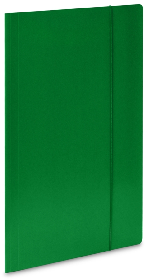 Teczka z gumką VauPe A4 kartonowa lakierowana zielony