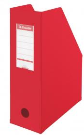 Organizer PCV na dokumenty składany Esselte, A4, 100mm, do 1000 kartek czerwony