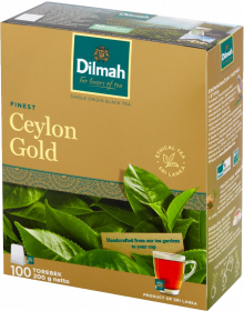 Herbata czarna w torebkach Dilmah Ceylon Gold, 100 sztuk x 2g